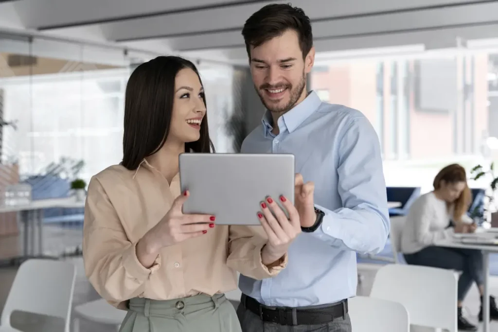 CEO scaling business with a GlobalTeam Verified Virtual Executive Assistant