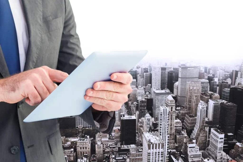 Real estate virtual assistant working